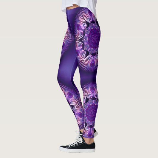 Leggings Kaleidoscope Fractal - Apophyse Flower I (Gauche)