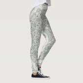 Leggings Kaleidoscope Fractal Mandala - vert gris (Droite)