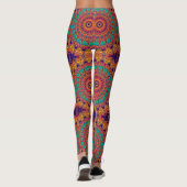 Leggings Kaleidoscope Fractal - tatouage II + vos idées (Dos)
