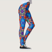 Leggings Kaléidoscope peinture à l’huile multicolore (Droite)