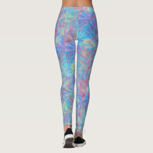 Leggings Kaléidoscope psychédélique (Dos)