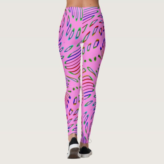 Leggings Kaleidoscope rose (Dos)