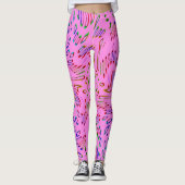 Leggings Kaleidoscope rose (Devant)