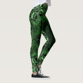 Leggings Kaléidoscope vert (Droite)
