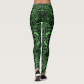 Leggings Kaléidoscope vert (Dos)