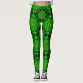 Leggings Kaleidoscope Vert Viridescente (Devant)