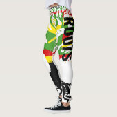 Leggings Kānaka Maoli ROOTS Blk (Gauche)