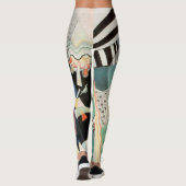 Leggings Kandinsky Green Composition 1923 Art Déco (Dos)