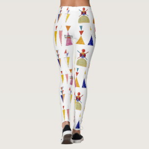 Leggings Kandinsky, Porte de Kiev, esquisse à l'aquarelle p