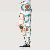 Leggings Kandinsky Rectangles avec Ovals (Gauche)