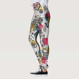 Leggings Kandinsky Small Worlds V Abstrait Classique