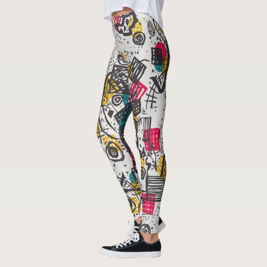 Leggings Kandinsky Small Worlds V Abstrait Classique (Gauche)