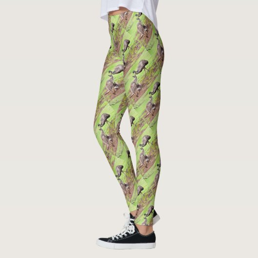 Leggings Kangaroo Et Emu Australiens, (Gauche)