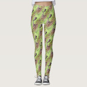 Leggings Kangaroo Et Emu Australiens, (Devant)
