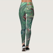 Leggings Katmandu 3 Légendes Abstraites et vertes (Dos)