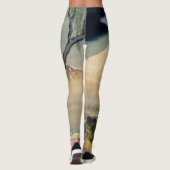 Leggings Katsushika Hokusai - Garçon regardant le Mont Fuji (Dos)