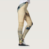 Leggings Katsushika Hokusai - Garçon regardant le Mont Fuji (Droite)