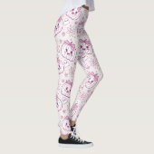 Leggings Kawaii Citrouilles, Fantômes & Fleurs (Droite)
