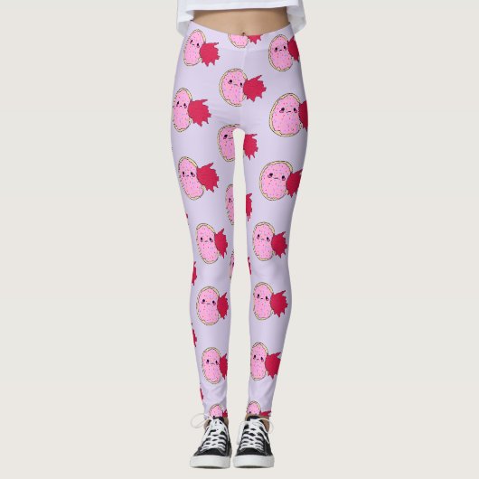 Leggings Kawaii Jam Donut Mange Moi (Devant)