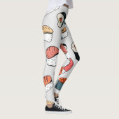 Leggings Kawaii Sushi Rolls Motif Slip-On Baskets (Droite)