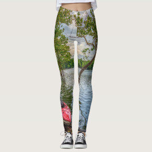 Leggings Kayak Flottant Sur Le Lac De Table Rock