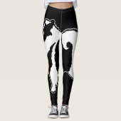 Leggings Keeshond Graphics - Cute Original Chig Art (Devant)