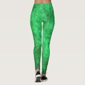 Leggings Kelly Green Burl texture look (Dos)
