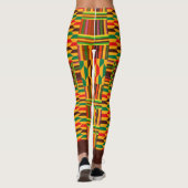 Leggings Kente coloré (Dos)