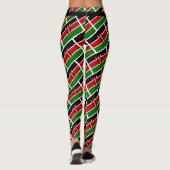 Leggings KENYA DRAPEAU Écriture EXÉCUTEZ VOTRE COURSE Perso (Dos)