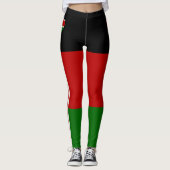 Leggings Kenya mode & Kenyan Drapeau Voyage / ventilateur s (Devant)