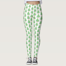 Leggings kerstbomen