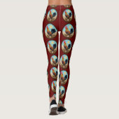 Leggings Key West - Rooster tzigane Vintage ovale (Dos)