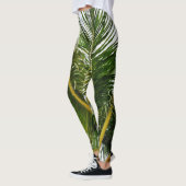 Leggings Key West, tropical, palmier (Gauche)
