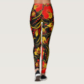 Leggings Khokhloma russe (Dos)