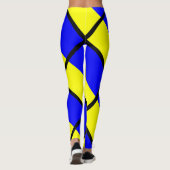 Leggings Kilo bleu et jaune (Dos)