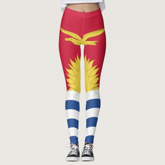Leggings Kiribati Flag Emblem (Devant)