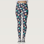Leggings Kittens de Noël (Devant)