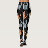 LEGGINGS KITTY CAT IMPRIMER YOGA PANTS LEGINGS (Dos)