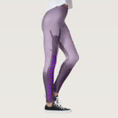 Leggings Klaxons !  Pourpre (Droite)
