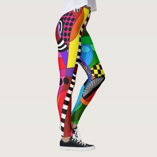 Leggings - Kleur in lijnen (Rechts)