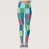 LEGGINGS - Kleurenblokken - Standaard (Voorkant)
