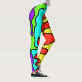Leggings kleurrijke kunst leuk (Rechts)