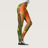 Leggings Kniphofia Uvaria Orange Fleurs Leger (Droite)