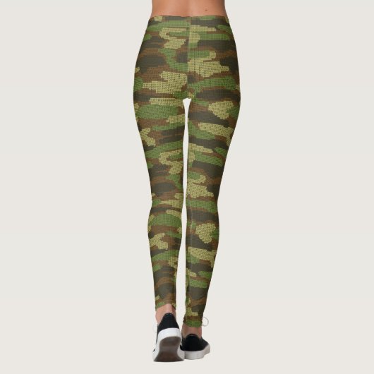 Leggings Knit Camouflage (Dos)