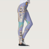 Leggings Koala Anniversaire de la fête koalas Purple Leggin (Droite)