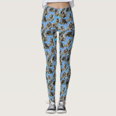 Leggings "Koala se demande : un collage de photos plein de  (Devant)
