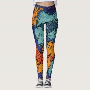 Leggings Koi Fish