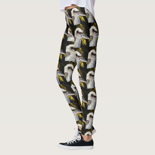 Leggings Kookaburra, aile bleue australienne, (Gauche)