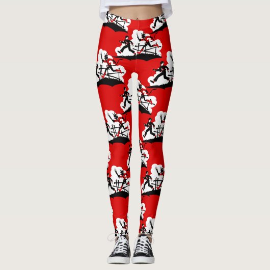 Leggings krampus de Noël (Devant)