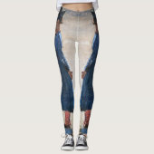 Leggings Kroyer - Petite fille debout sur Skagen Beach (Devant)